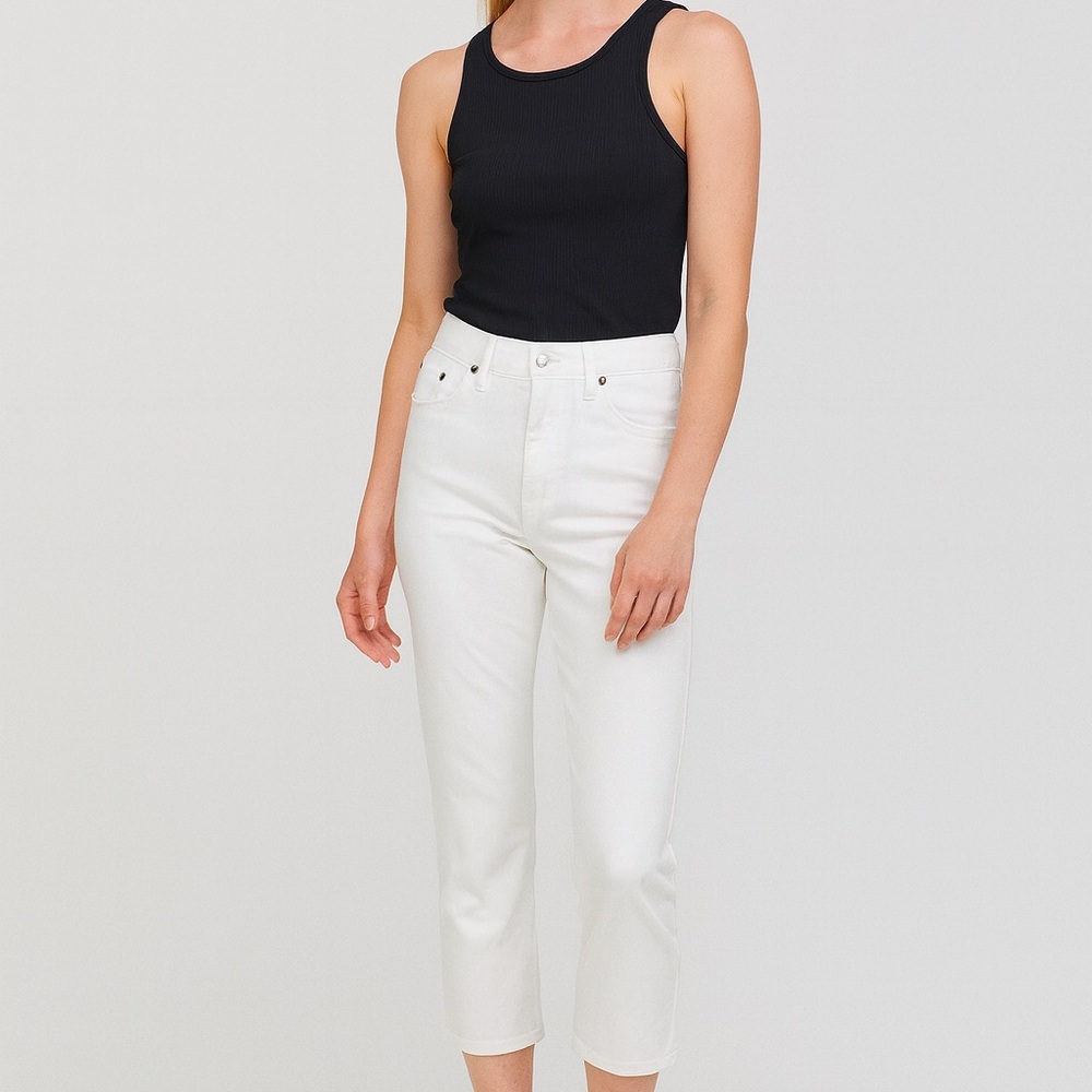 Lucky Brand Sweet Jean Crop White Size 12/31